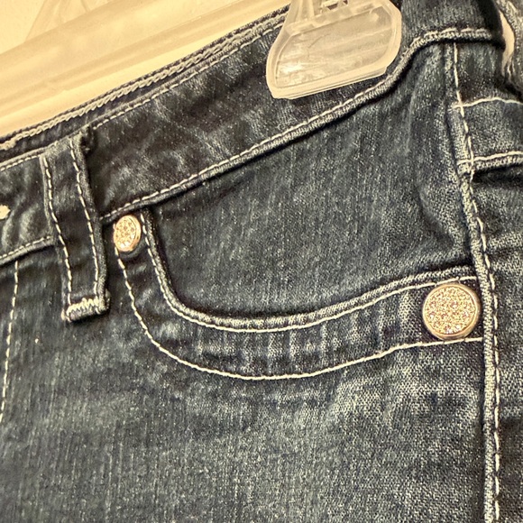 True Religion Low Rise Y2K Dark Wash Skinny Jeans - Picture 5 of 14